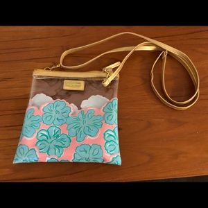 Simply Southern Clear Hibiscus Crossbody